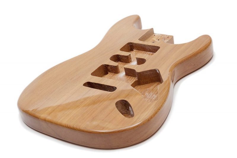 NATURAL FINISH ASH STRATOCASTER GUITAR BODY