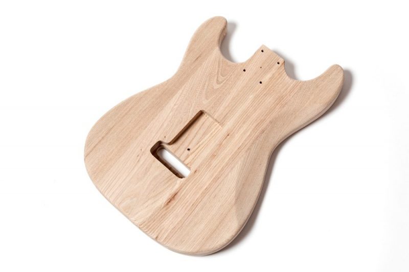 ASH FLAMED MAPLE STRATOCASTER GUITAR BODY