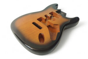 Cuerpo Stratocaster caoba 2 tonos sunburst 1