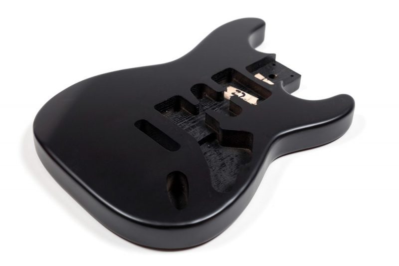 CUERPO STRATOCASTER DE FRESNO NEGRO MATE