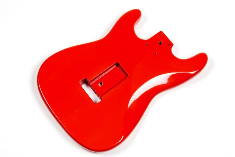 CUERPO STRATOCASTER DE CAOBA ROJO