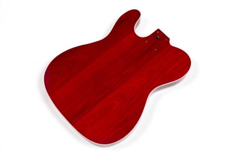 HONEY BURST ASH WITH FLAMED MAPLE TOP TELECASTER GUITAR BODY