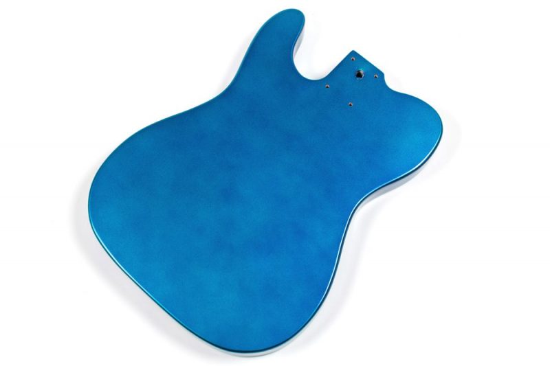 BLUE METALLIC BASSWOOD TELECASTER GUITAR BODY STOCK-B