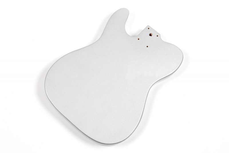 CUERPO TELECASTER DE TILO PLATEADO METÁLICO