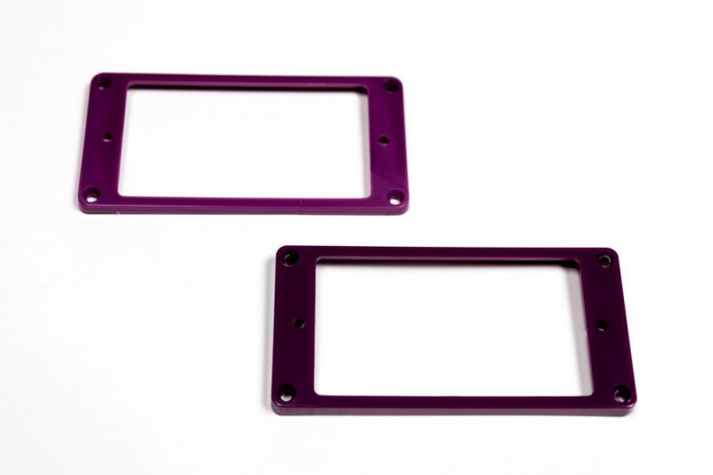 MARCOS PLANOS PARA PASTILLAS HUMBUCKER MORADOS