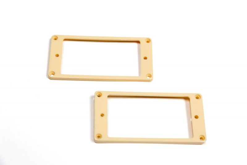 MARCOS CURVADOS PARA PASTILLAS HUMBUCKER CREMA