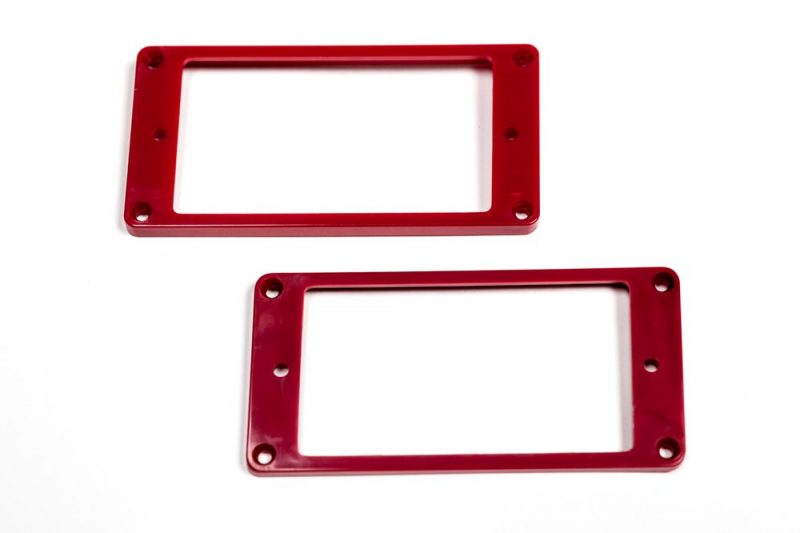 MARCOS CURVADOS PARA PASTILLAS HUMBUCKER ROJOS