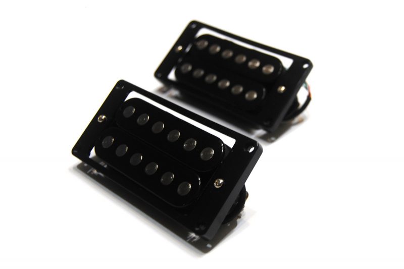BLACK ARTEC SUPER POWER FAT POLE HUMBUCKER PICKUPS