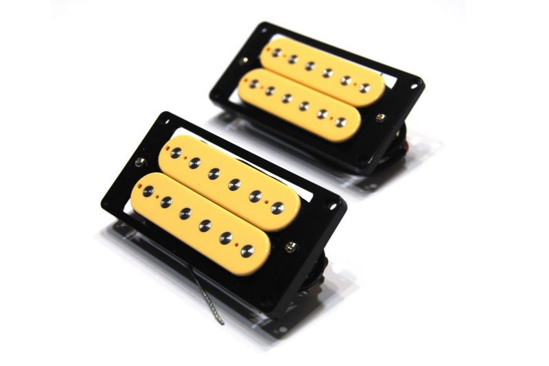 CREAM ARTEC FLAT POLES VINTAGE HUMBUCKER PICKUPS