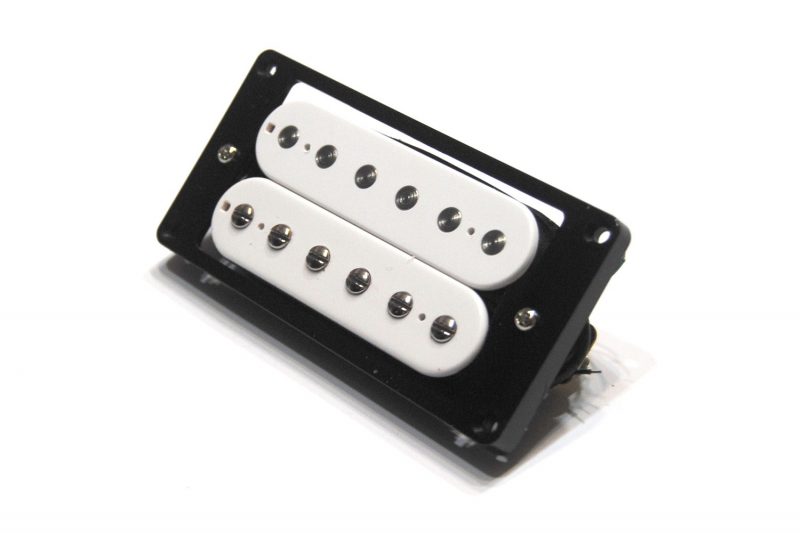 PASTILLAS ARTEC MACHING HUMBUCKER CON POLOS AJUSTABLES BLANCAS