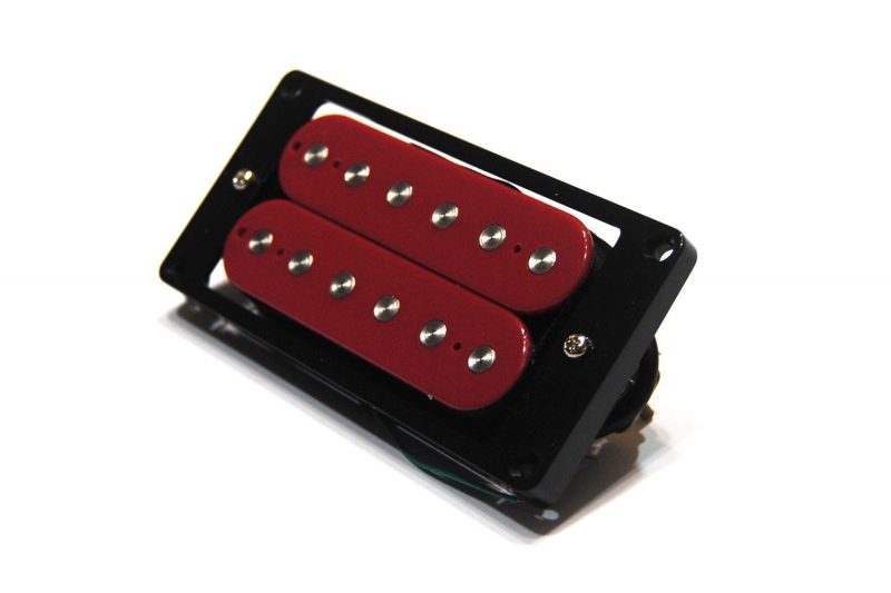 RED ARTEC FLAT POLES VINTAGE HUMBUCKER PICKUPS