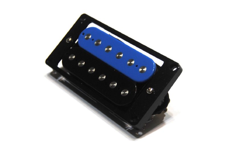 PASTILLAS ARTEC VINTAGE HUMBUCKER CON POLOS PLANOS ZEBRA-AZUL