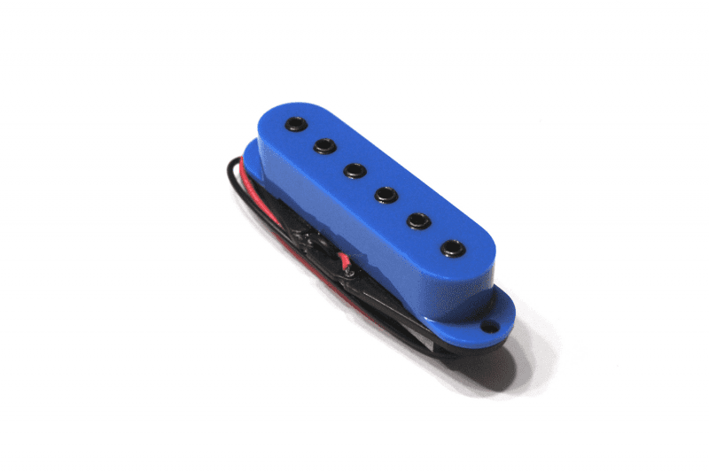 PASTILLAS ARTEC MACHING SINGLE COIL CON POLOS HEXAGONALES AZULES
