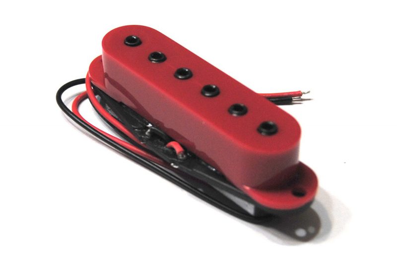 REDARTEC MACHING HEXAGONAL POLES SINGLE COIL PICKUPS