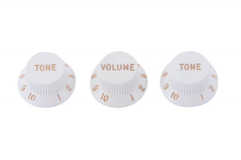 WHITE STRATOCASTER KNOBS