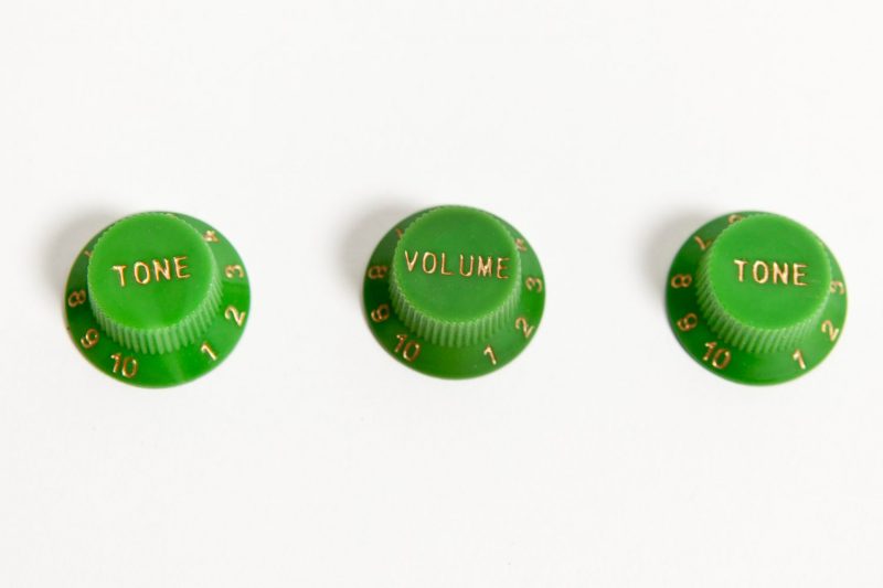 GREEN STRATOCASTER KNOBS