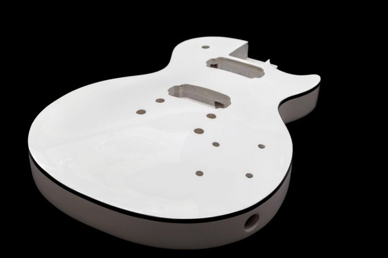 WHITE MAHOGANY LES PAUL GUITAR BODY