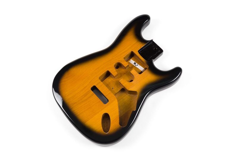 CUERPO STRATOCASTER DE ALISO 2 TONOS SUNBURST
