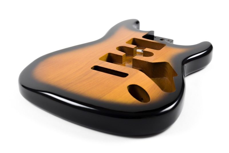 CUERPO STRATOCASTER DE ALISO 2 TONOS SUNBURST
