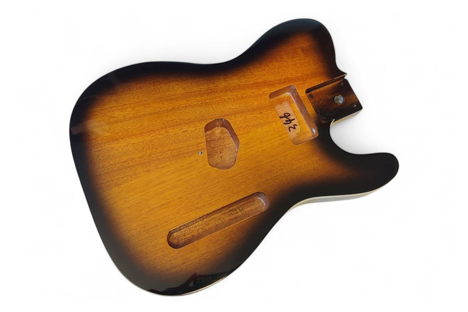 Cuerpo Telecaster caoba sunburst 2