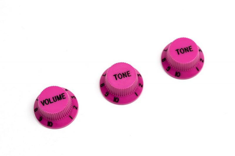 BOTONES STRATOCASTER ROSAS