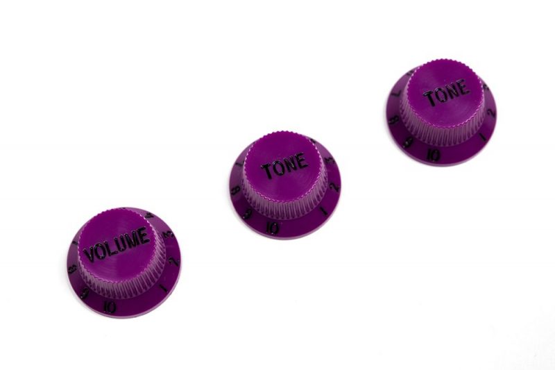 PURPLE STRATOCASTER KNOBS