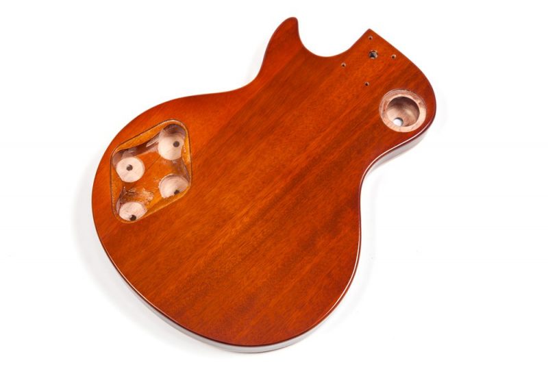 CUERPO LES PAUL DE CAOBA AZUL METALIZADO