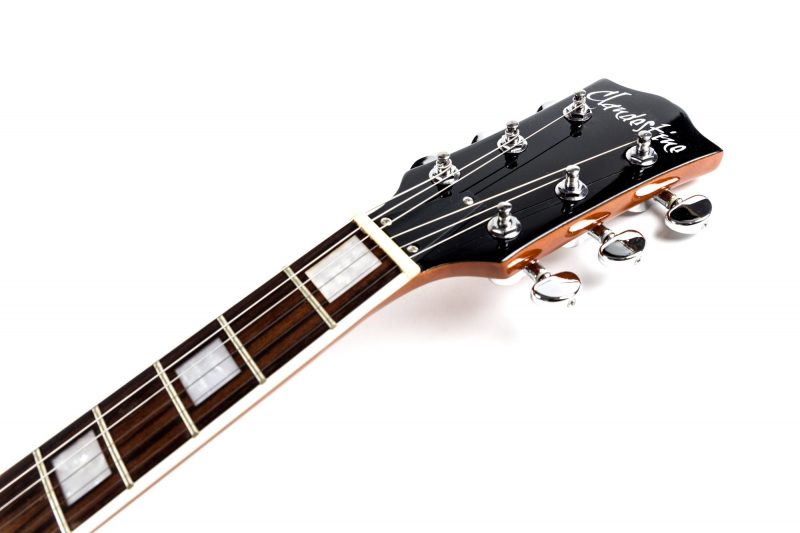 CLANDESTINE LES PAUL FLAMED HONEY ELECTRIC GUITAR