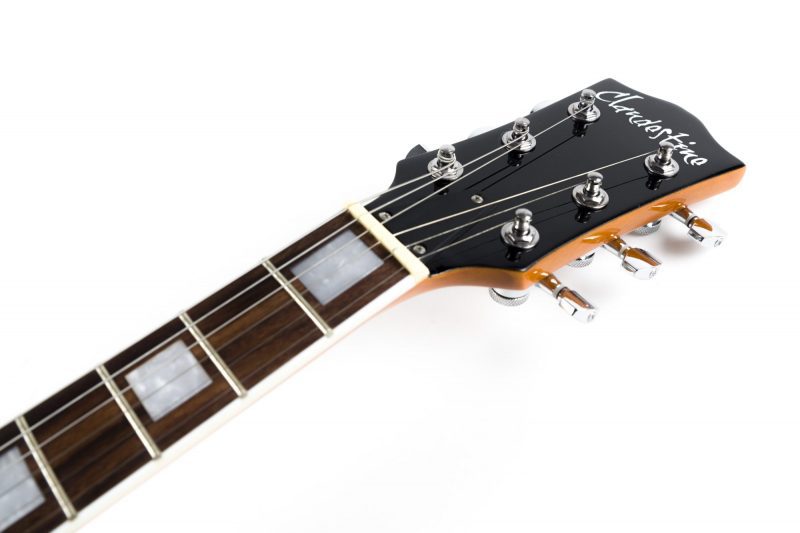 GUITARRA ELECTRICA CLANDESTINE LES PAUL FLAMED NATURAL GLOSS