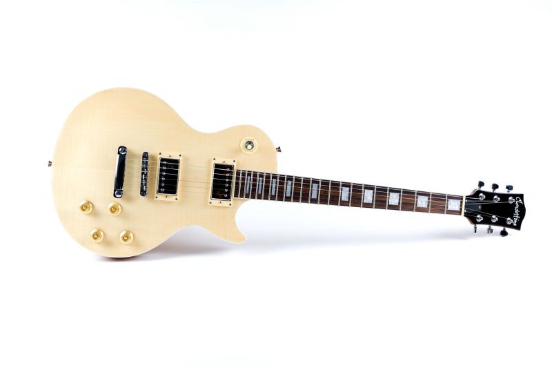 GUITARRA ELECTRICA CLANDESTINE LES PAUL FLAMED NATURAL GLOSS
