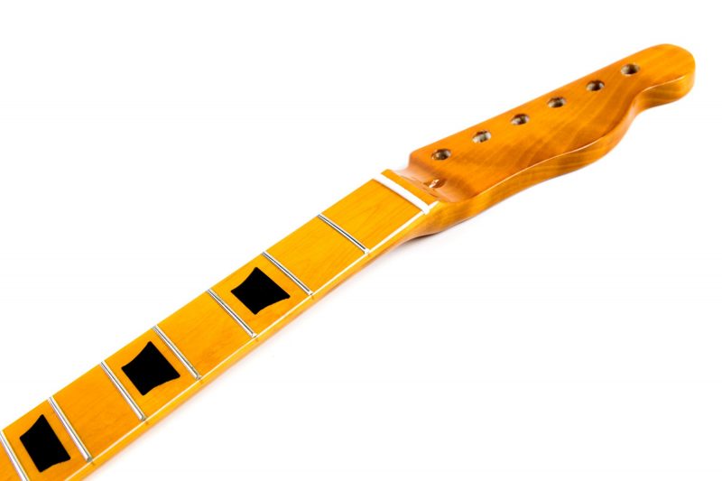 VINTAGE TINT GLOSS MAPLE 22 FRETS TRAPEZIUMS TELECASTER NECK