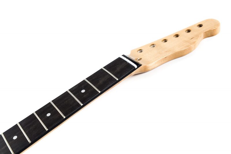 MASTIL TELECASTER DE ARCE Y EBANO 21 TRASTES CLEAR GLOSS