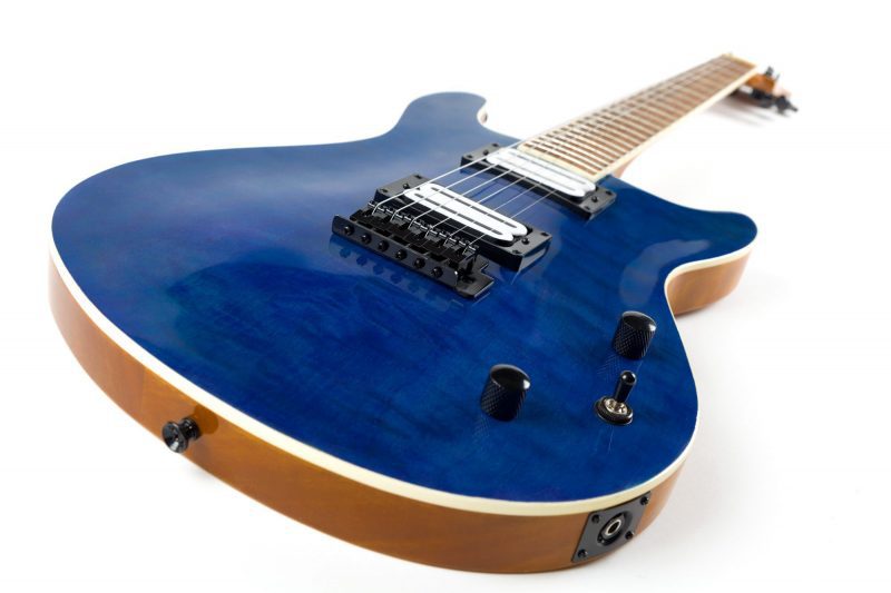CLANDESTINE PRS QUILTED BLUE ELECTRIC GUITAR