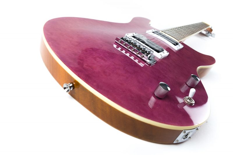CLANDESTINE PRS QUILTED PINK ELECTRIC GUITAR