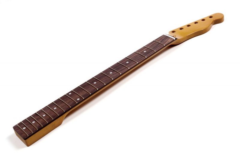 MASTIL TELECASTER DE ARCE Y PALO ROSA 21 TRASTES ANTIQUE TINT GLOSS