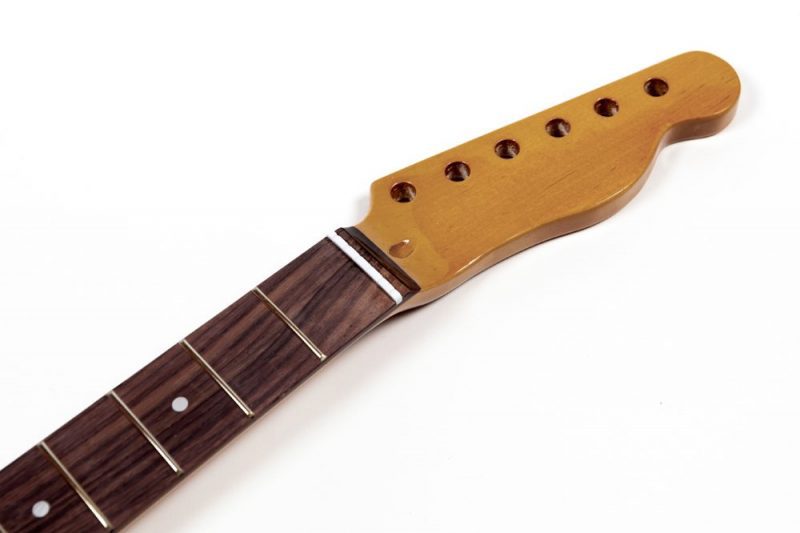 MASTIL TELECASTER DE ARCE Y PALO ROSA 21 TRASTES ANTIQUE TINT GLOSS
