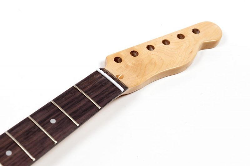 CLEAR GLOSS MAPLE & ROSEWOOD 21 FRETS TELECASTER NECK