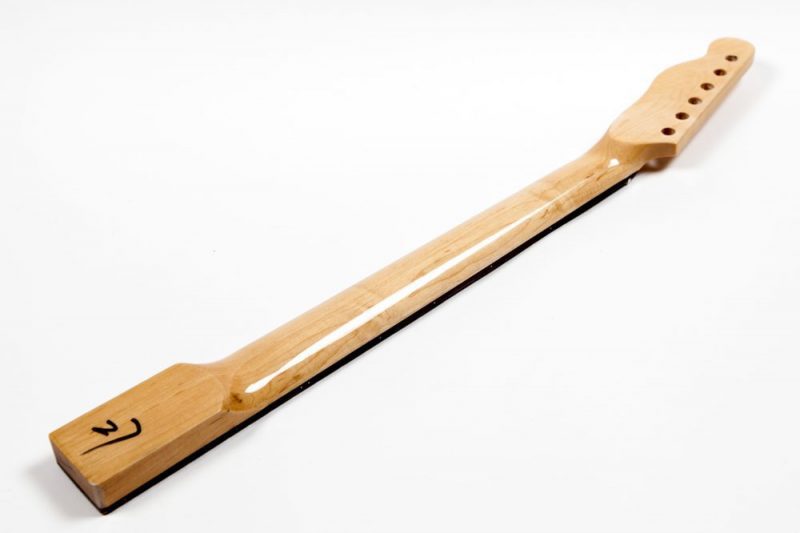 CLEAR GLOSS MAPLE & ROSEWOOD 21 FRETS TELECASTER NECK