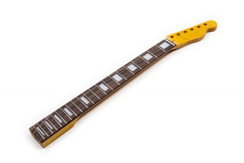 MASTIL TELECASTER DE ARCE Y COTTONWOOD 21 TRASTES RECTÁNGULOS VINTAGE TINT GLOSS