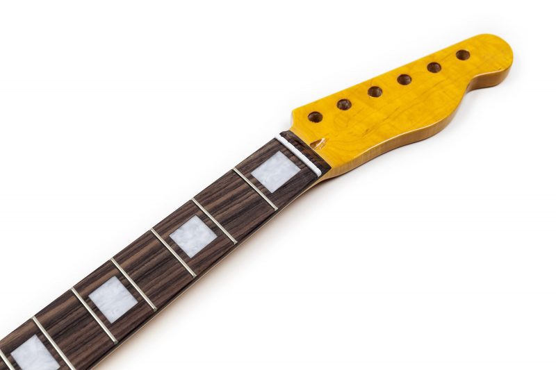 MASTIL TELECASTER DE ARCE Y COTTONWOOD 21 TRASTES RECTÁNGULOS VINTAGE TINT GLOSS