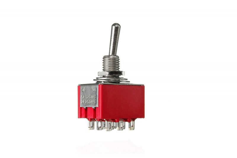 MINI INTERRUPTOR 3PDT ON/ON