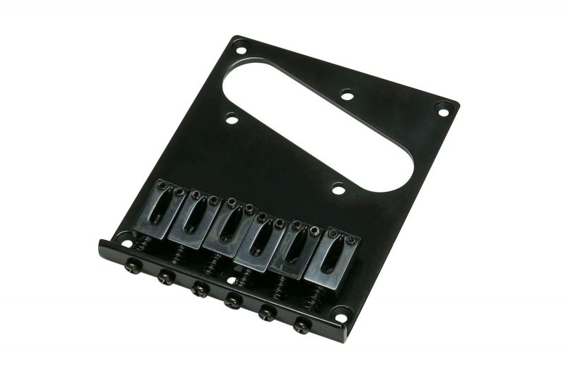 BT 001 BLACK 6 SADDLES TELECASTER MODERN BRIDGE