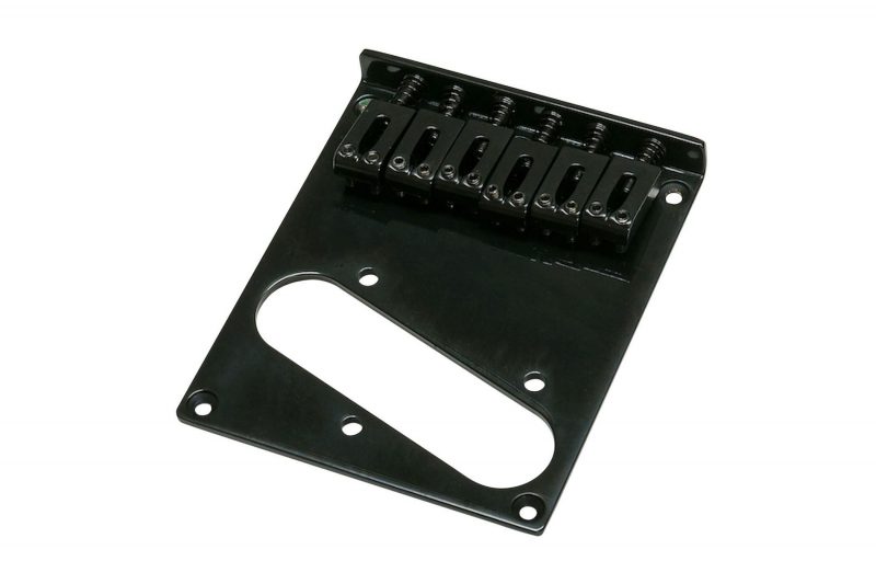 BT 001 BLACK 6 SADDLES TELECASTER MODERN BRIDGE