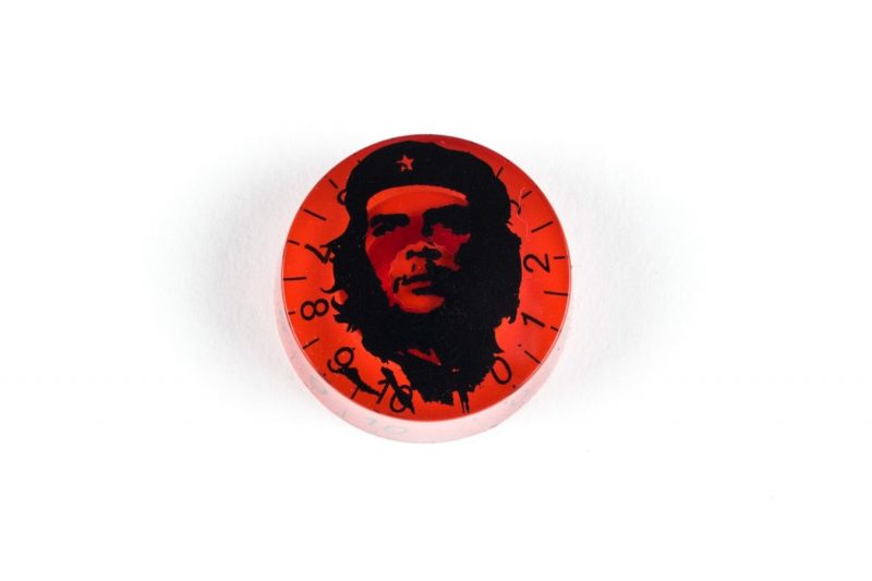 RED AND BLACK CHE  SPEED LES PAUL KNOBS