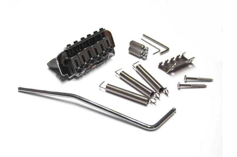 CHROME STRATOCASTER ROLLER SADDLES BS 108 TREMOLO BRIDGE