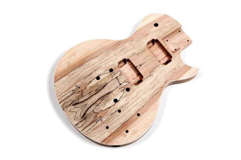 CUERPO LES PAUL DE CAOBA CON TAPA DE ARCE ESPALTADO