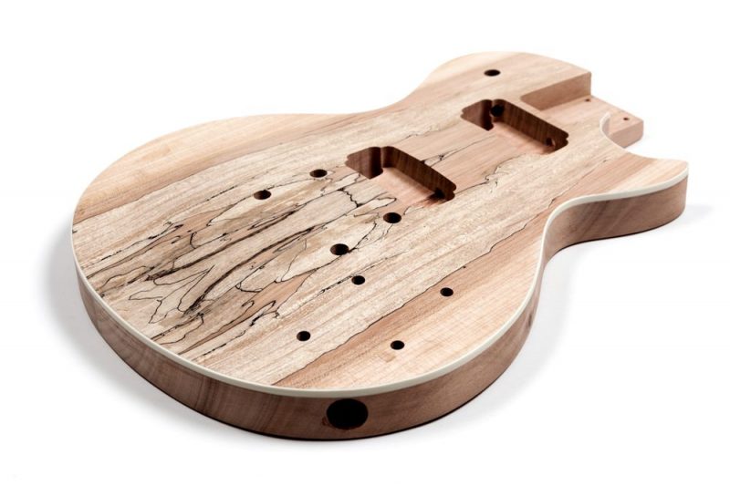 CUERPO LES PAUL DE CAOBA CON TAPA DE ARCE ESPALTADO