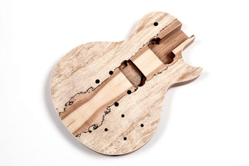 CUERPO LES PAUL DE CAOBA CON TAPA DE ARCE ESPALTADO