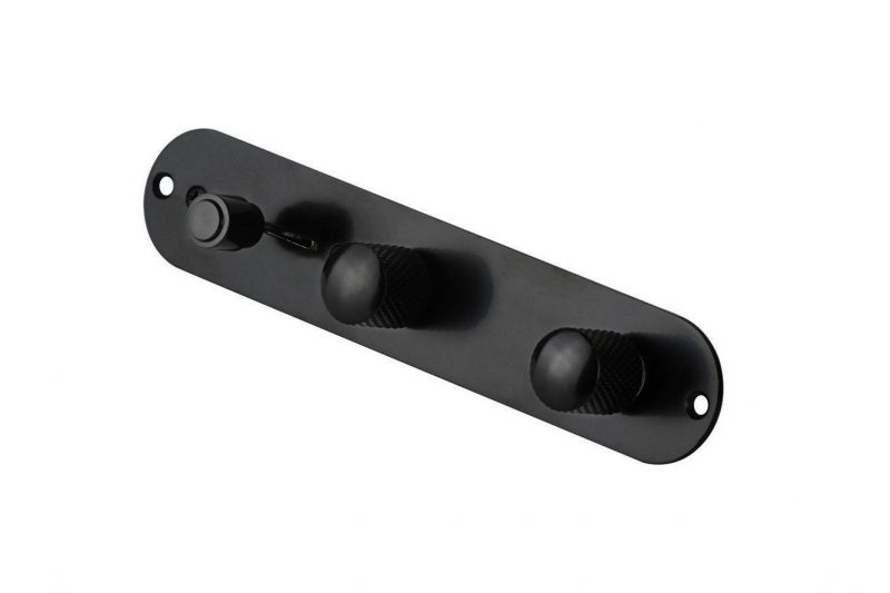 BLACK LOADED TELECASTER CONTROL PLATE