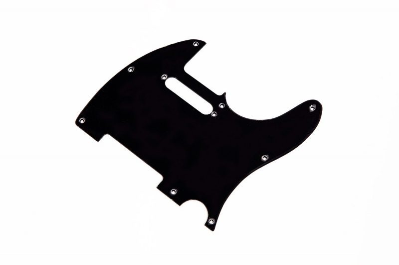 PICKGUARD TELECASTER NEGRO 1 CAPA